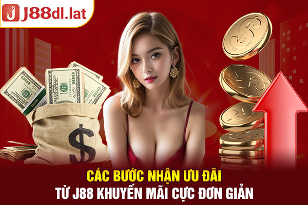 Các bước nhận ưu đãi từ J88 khuyến mãi cực đơn giản